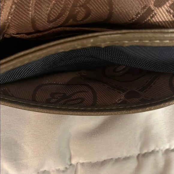 Brighton Blue and Snake Print Chain Shoulder Bag​​​ - Picture 7 of 8